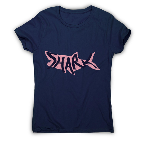 Shark lettering women's t-shirt - Graphic Gear