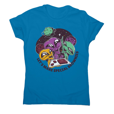 Aliens and brownies women's t-shirt - Graphic Gear
