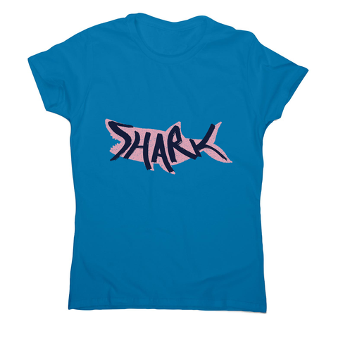 Shark lettering women's t-shirt - Graphic Gear