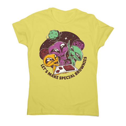 Aliens and brownies women's t-shirt - Graphic Gear