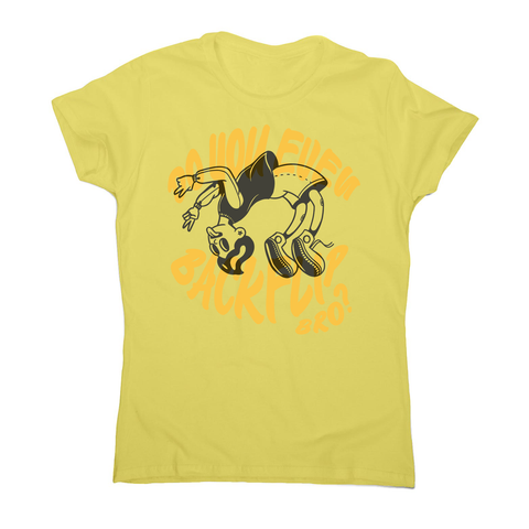 Backflip cartoon text women's t-shirt - Graphic Gear