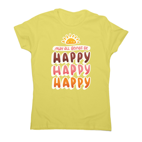 Happy happy women's t-shirt - Graphic Gear
