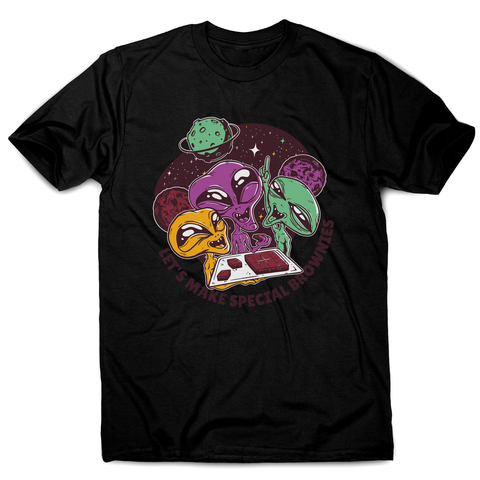 Aliens and brownies men's t-shirt - Graphic Gear