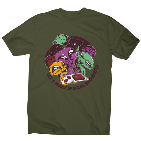 Aliens and brownies men's t-shirt - Graphic Gear