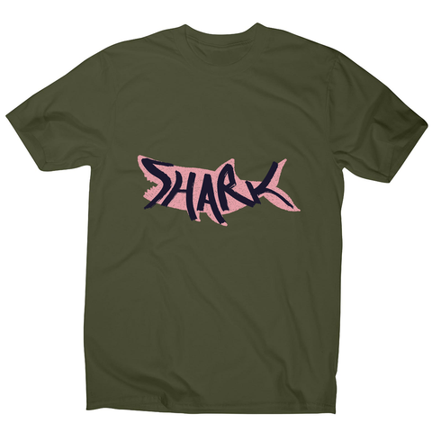 Shark lettering men's t-shirt - Graphic Gear