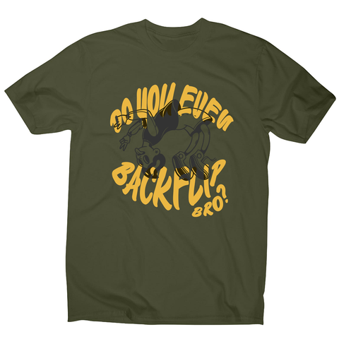 Backflip cartoon text men's t-shirt - Graphic Gear