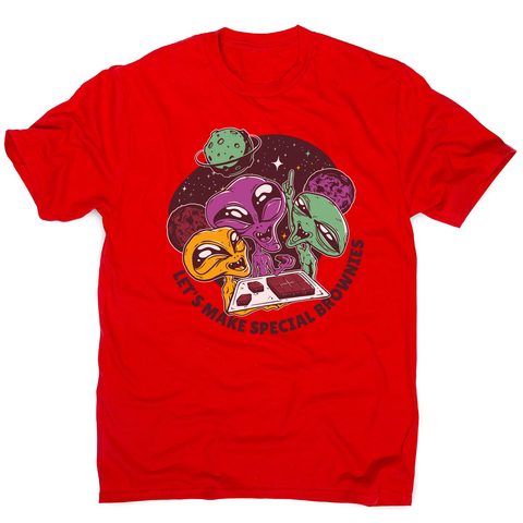 Aliens and brownies men's t-shirt - Graphic Gear