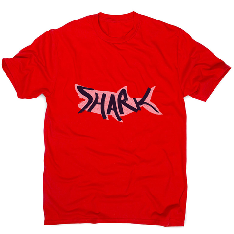 Shark lettering men's t-shirt - Graphic Gear