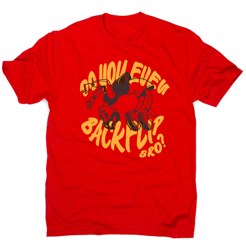 Backflip cartoon text men's t-shirt - Graphic Gear