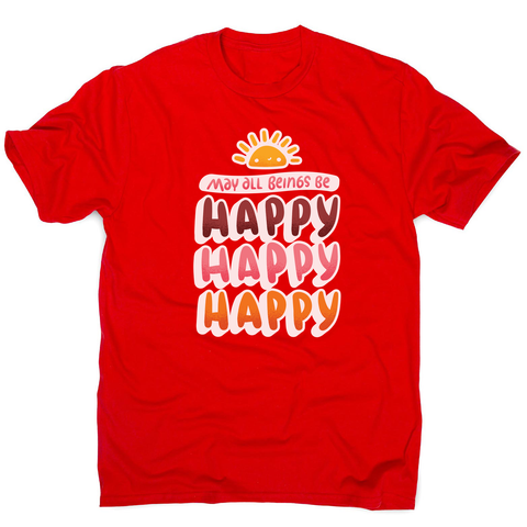Happy happy men's t-shirt - Graphic Gear