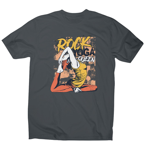 Rock yoga queen men's t-shirt - Graphic Gear