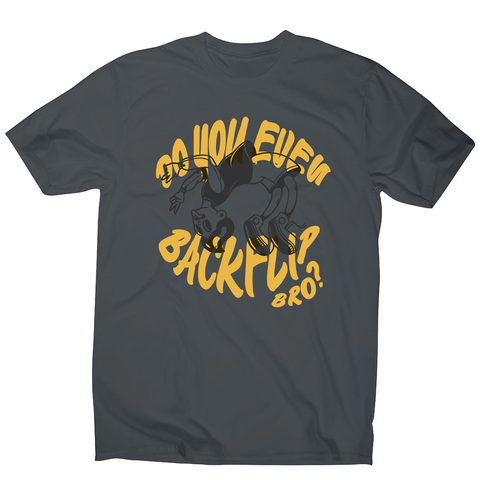 Backflip cartoon text men's t-shirt - Graphic Gear