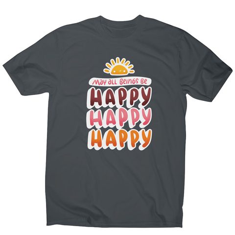 Happy happy men's t-shirt - Graphic Gear