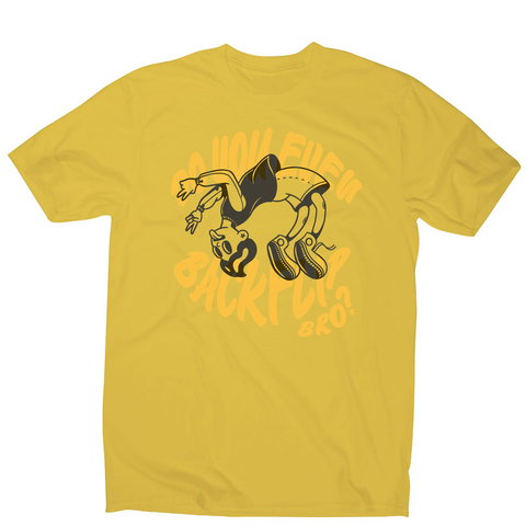 Backflip cartoon text men's t-shirt - Graphic Gear