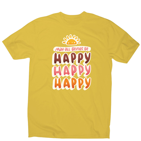 Happy happy men's t-shirt - Graphic Gear