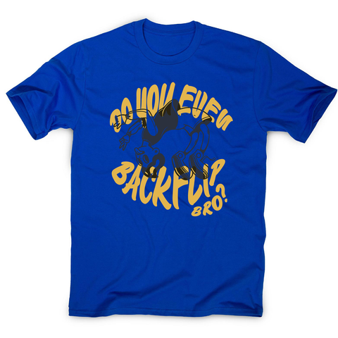 Backflip cartoon text men's t-shirt - Graphic Gear