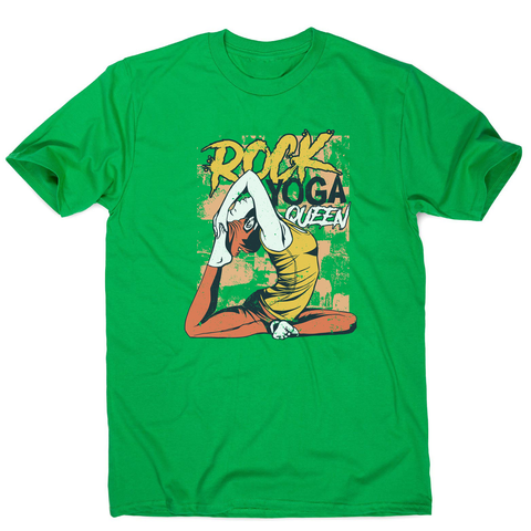 Rock yoga queen men's t-shirt - Graphic Gear