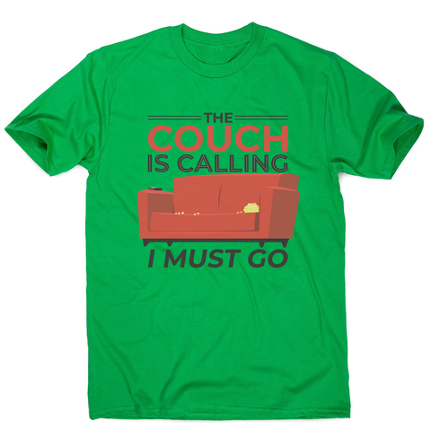 Couch calling funny men's t-shirt - Graphic Gear