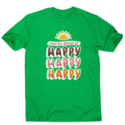 Happy happy men's t-shirt - Graphic Gear