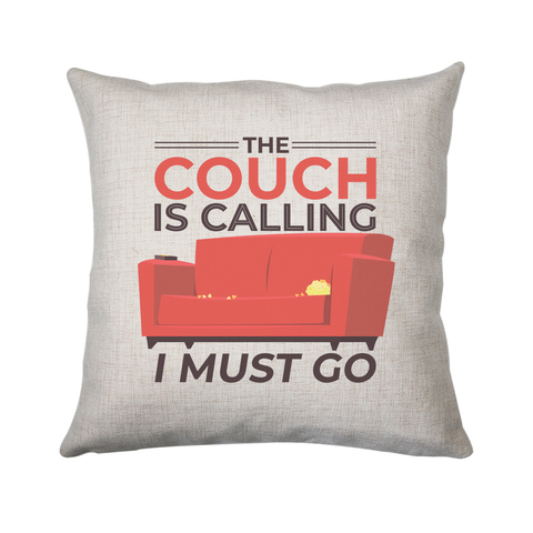 Couch calling funny cushion cover pillowcase linen home decor - Graphic Gear