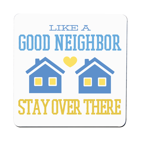 Stay at home funny quote coaster drink mat - Graphic Gear