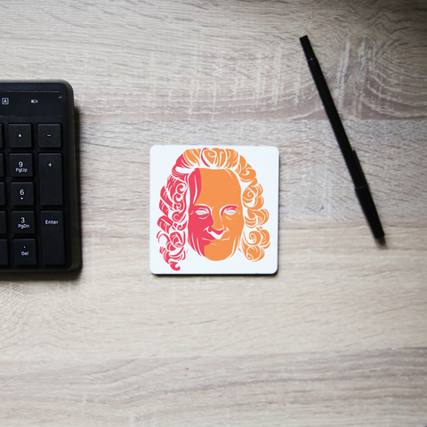 Voltaire philosopher coaster drink mat - Graphic Gear