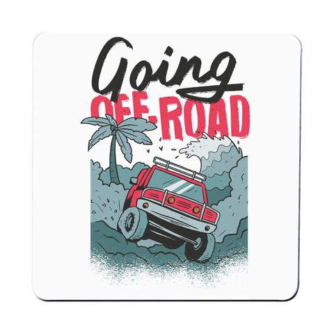 Going off road truck coaster drink mat - Graphic Gear
