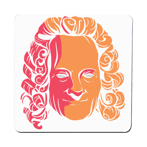 Voltaire philosopher coaster drink mat - Graphic Gear