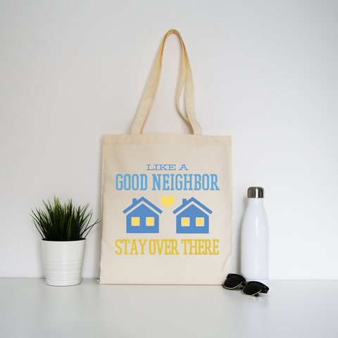 Stay at home funny quote tote bag canvas shopping - Graphic Gear