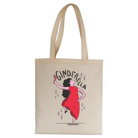 Ginderella funny cartoon tote bag canvas shopping - Graphic Gear