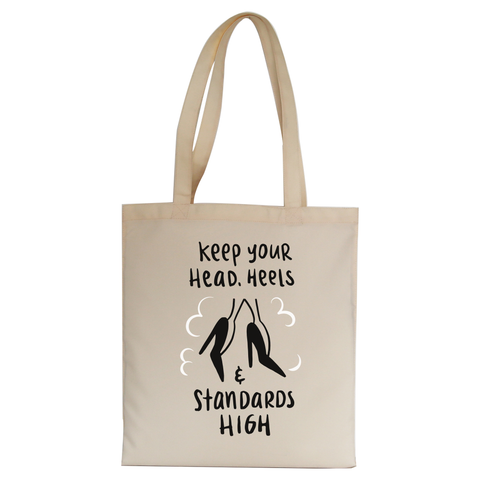 High standards tote bag canvas shopping - Graphic Gear