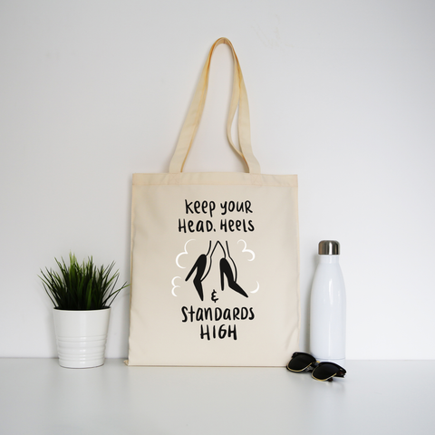 High standards tote bag canvas shopping - Graphic Gear