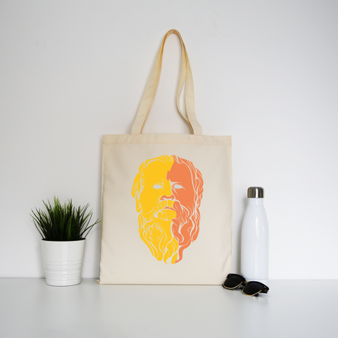 Epicurus philosopher tote bag canvas shopping - Graphic Gear