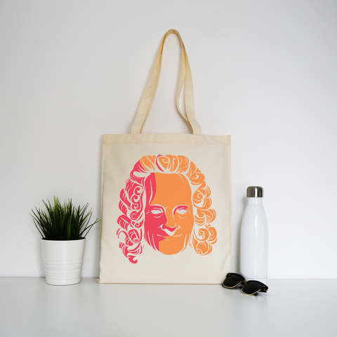 Voltaire philosopher tote bag canvas shopping - Graphic Gear