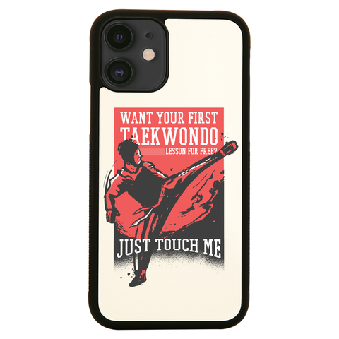 Taekwondo quote iPhone case cover 11 11Pro Max XS XR X - Graphic Gear