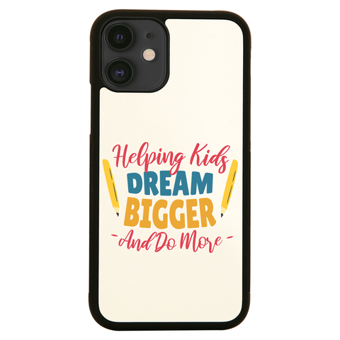 Teacher lettering text iPhone case cover 11 11Pro Max XS XR X - Graphic Gear