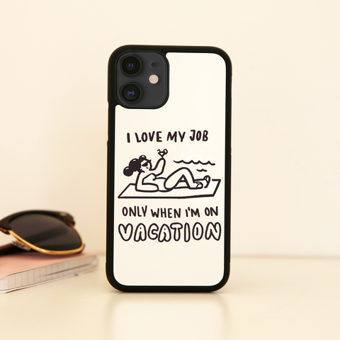Vacation doodle text iPhone case cover 11 11Pro Max XS XR X - Graphic Gear