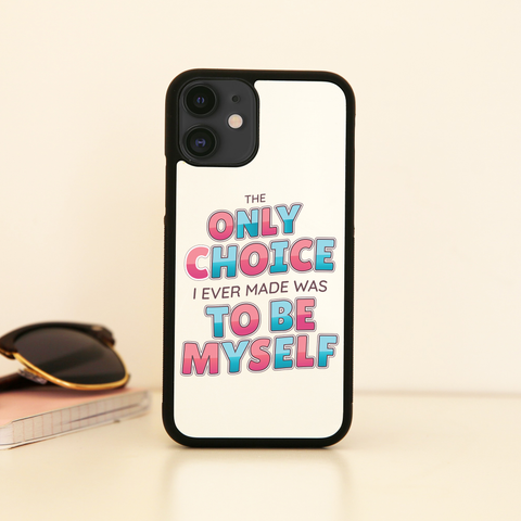 Choose yourself quote iPhone case cover 11 11Pro Max XS XR X - Graphic Gear