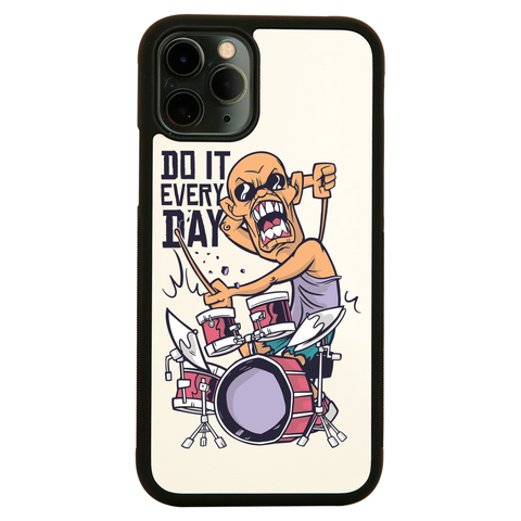 Drummer catoon quote iPhone case cover 11 11Pro Max XS XR X - Graphic Gear