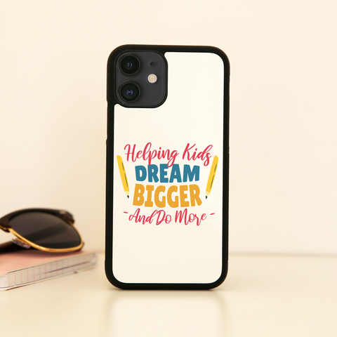 Teacher lettering text iPhone case cover 11 11Pro Max XS XR X - Graphic Gear