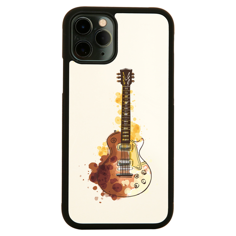 Watercolor guitar iPhone case cover 11 11Pro Max XS XR X - Graphic Gear