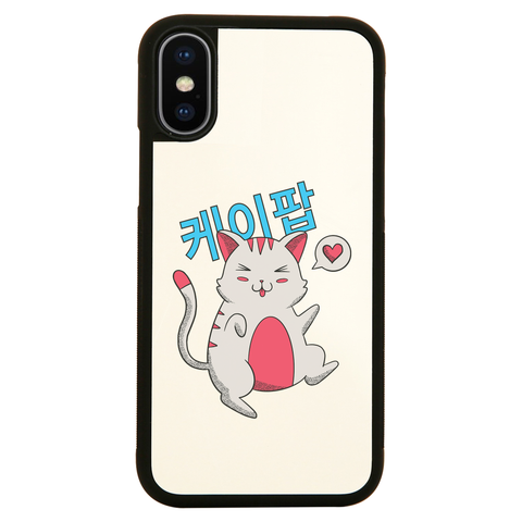 Kpop cat iPhone case cover 11 11Pro Max XS XR X - Graphic Gear