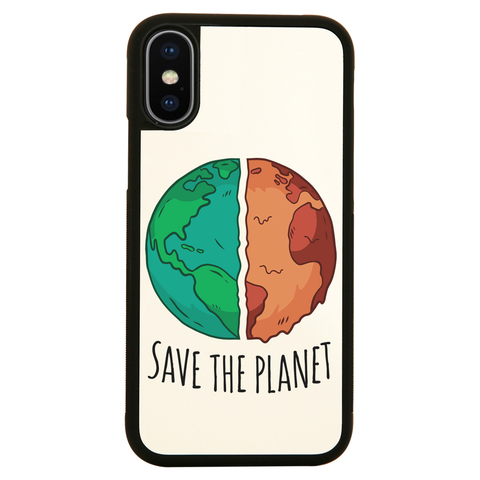Save the planet iPhone case cover 11 11Pro Max XS XR X - Graphic Gear