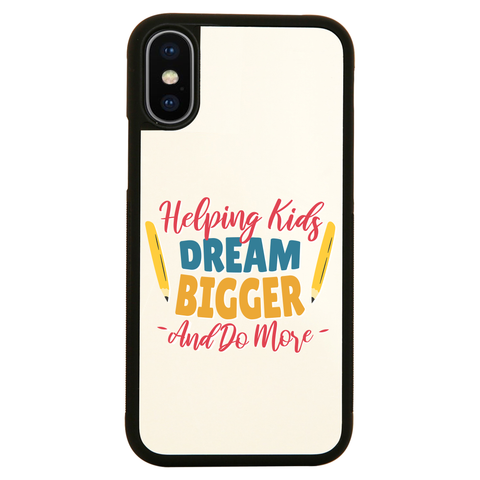 Teacher lettering text iPhone case cover 11 11Pro Max XS XR X - Graphic Gear