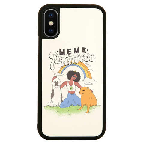 Meme princess iPhone case cover 11 11Pro Max XS XR X - Graphic Gear