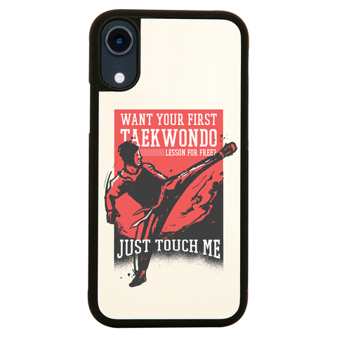 Taekwondo quote iPhone case cover 11 11Pro Max XS XR X - Graphic Gear