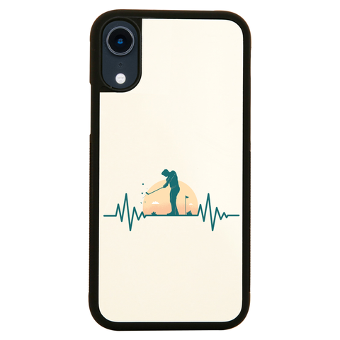 Golf heartbeat iPhone case cover 11 11Pro Max XS XR X - Graphic Gear