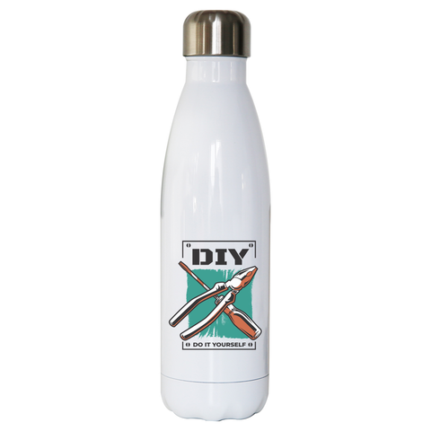 Diy tools water bottle stainless steel reusable - Graphic Gear