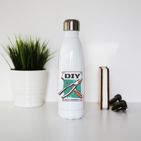 Diy tools water bottle stainless steel reusable - Graphic Gear