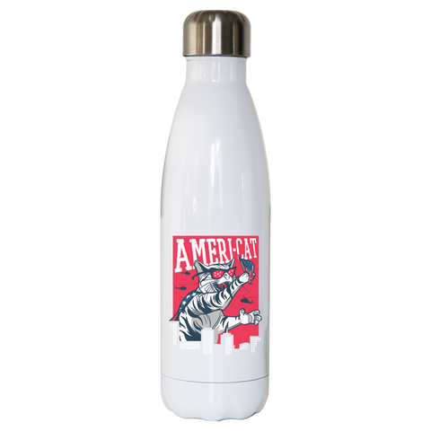 Americat water bottle stainless steel reusable - Graphic Gear